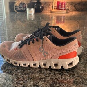 On Running Cloud X3 Women's Athletic Shoes - Pink and Black